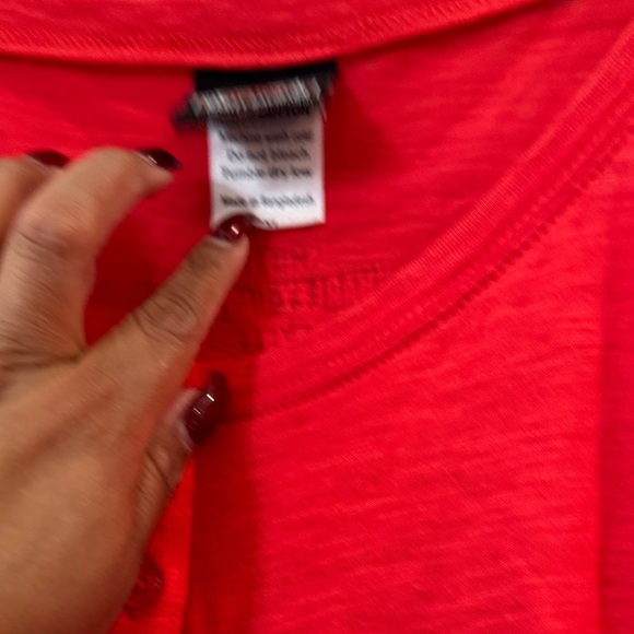 Harley-Davidson Red Long Sleeve Blouse - Picture 3 of 5